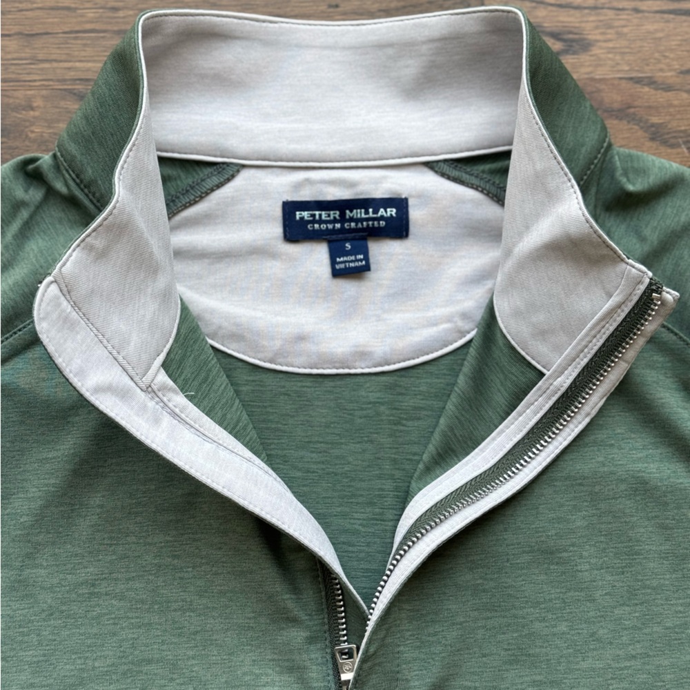 Peter Millar Crown Crafted Stealth Performance - Quarter-Zip - Small - NWOT